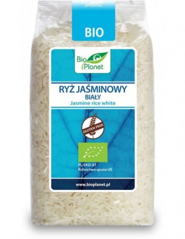 RYŻ JAŚMINOWY BIAŁY BEZGLUTENOWY BIO...