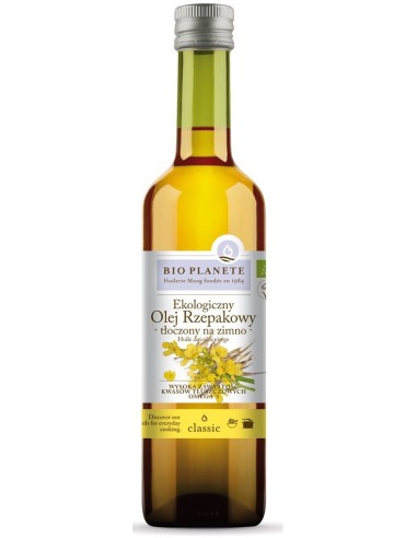 OLEJ RZEPAKOWY VIRGIN BIO 500 ml -...