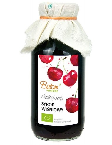 SYROP WIŚNIOWY BIO 330 ml - BATOM