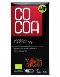 CZEKOLADA SUROWA Z JAGODAMI...