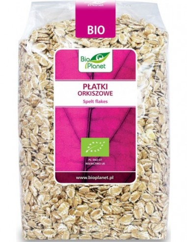 PŁATKI ORKISZOWE BIO 600 g - BIO PLANET