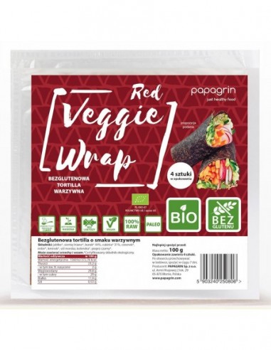 TORTILLA WRAPS WARZYWNA CZERWONA...
