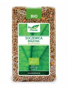 SOCZEWICA BRĄZOWA BIO 500 g...