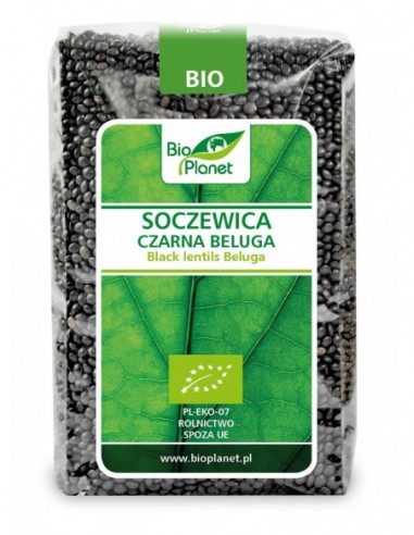 SOCZEWICA CZARNA BELUGA BIO 500 g -...