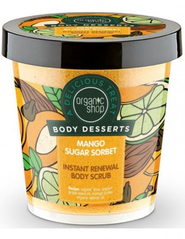 PEELING DO CIAŁA CUKROWY SORBET MANGO...