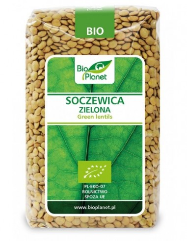 SOCZEWICA ZIELONA BIO 500 g - BIO PLANET