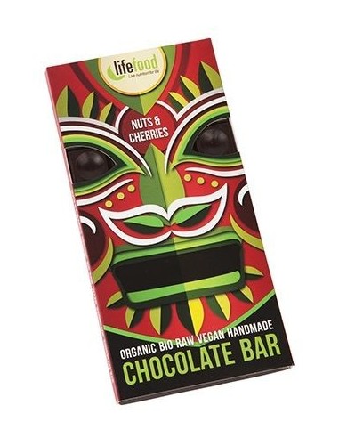 CZEKOLADA Z ORZECHAMI I WIŚNIAMI RAW...