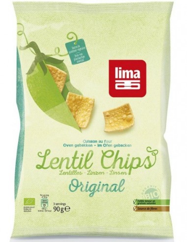 CHIPSY Z SOCZEWICY BIO 90 g - LIMA