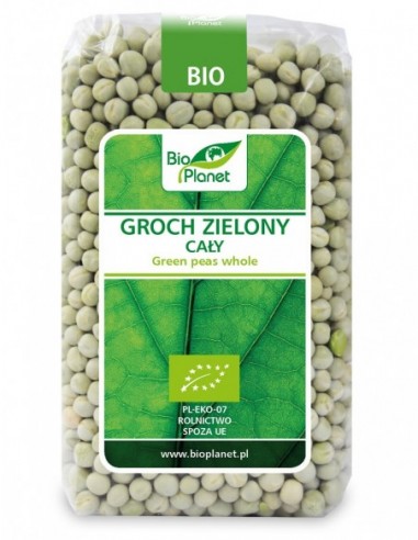GROCH ZIELONY CAŁY BIO 500 g - BIO...