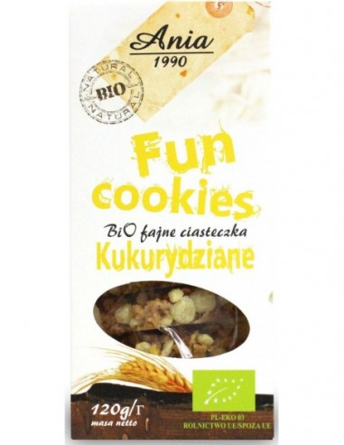 FUN COOKIES KUKURYDZIANE BIO 120 g -...