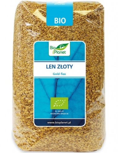 LEN ZŁOTY BIO 1 kg - BIO PLANET