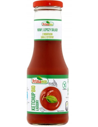 KETCHUP ŁAGODNY BEZGLUTENOWY BIO 315...
