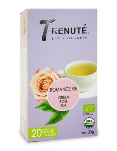 HERBATA ZIELONA RÓŻANA ROMANCE ME BIO...