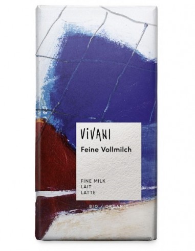 CZEKOLADA MLECZNA BIO 100 g - VIVANI