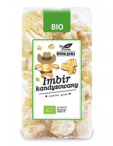IMBIR KANDYZOWANY BIO 400 g - BIO PLANET