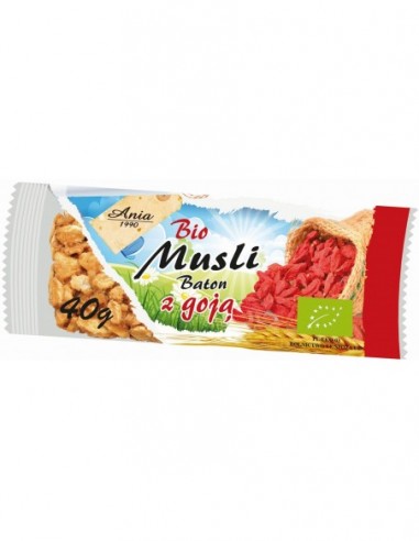 BATON MUSLI Z JAGODAMI GOJI BIO 40 g...