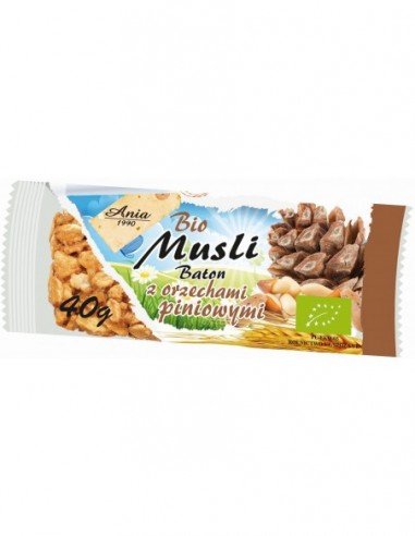 BATON MUSLI Z ORZECHAMI PINIOWYMI BIO...