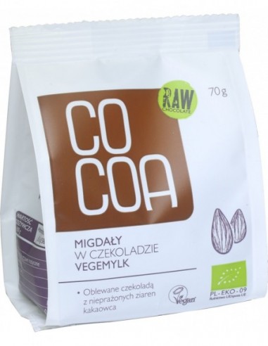 MIGDAŁY W CZEKOLADZIE VEGEMILK BIO 70...