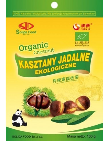 KASZTANY JADALNE (GOTOWANE) BIO 100 g...
