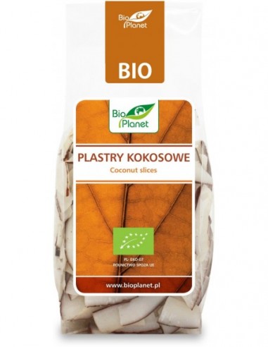 PLASTRY KOKOSOWE BIO 100 g - BIO PLANET