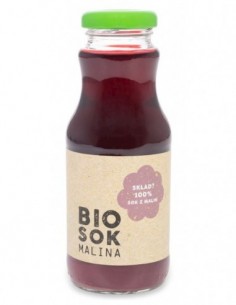 SOK MALINOWY NFC BIO 250 ml...