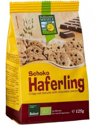 CIASTKA OWSIANE CZEKOLADOWE BIO 125 g...