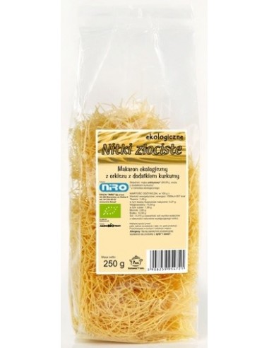 MAKARON (ORKISZOWY Z KURKUMĄ) NITKI...