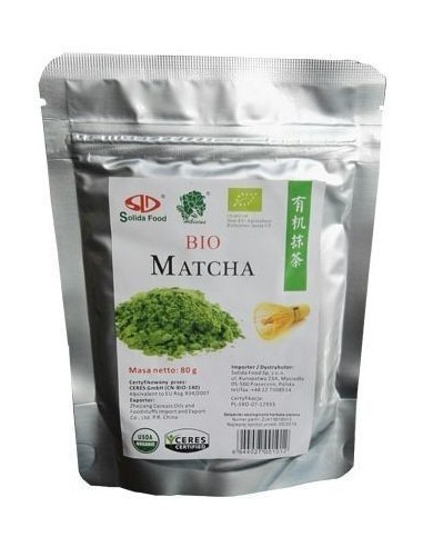 HERBATA MATCHA BIO 80 g - SOLIDA FOOD