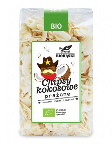CHIPSY KOKOSOWE PRAŻONE BIO 150 g -...