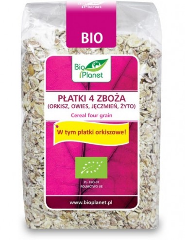 PŁATKI 4 ZBOŻA (ORKISZ, OWIES,...