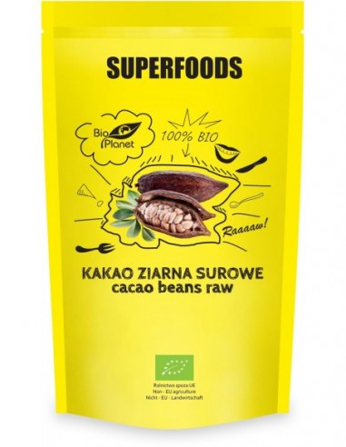 KAKAO ZIARNA SUROWE BIO 200 g - BIO...