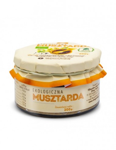 MUSZTARDA BIO 200 g - DARY NATURY