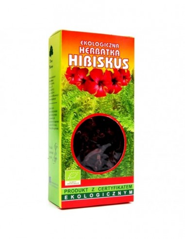 HERBATKA HIBISKUS BIO 50 g - DARY NATURY