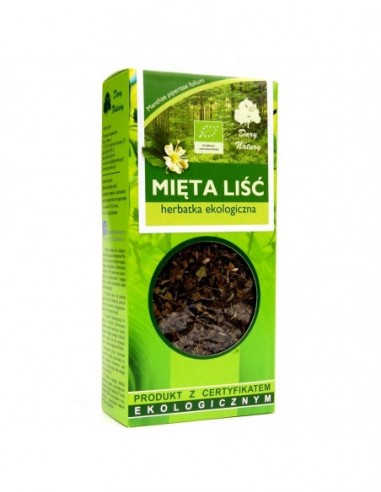 HERBATKA LIŚĆ MIĘTY BIO 25 g - DARY...