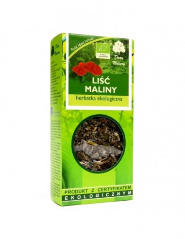 HERBATKA LIŚĆ MALINY BIO 25 g - DARY...