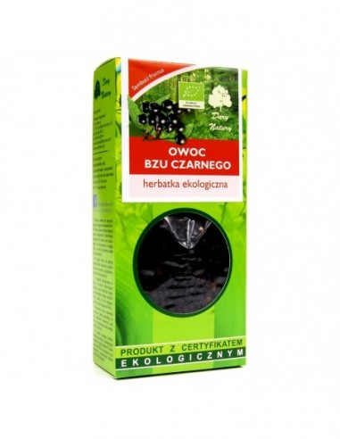 HERBATKA OWOC CZARNEGO BZU BIO 100 g...