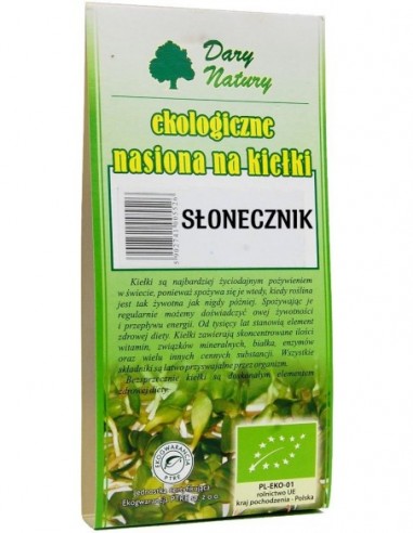 NASIONA SŁONECZNIKA BIO NA KIEŁKI 50...