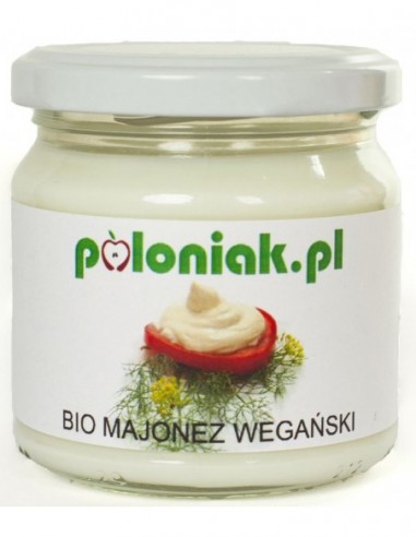 MAJONEZ WEGAŃSKI BIO 180 ml - POLONIAK