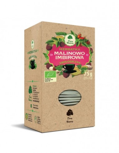HERBATKA MALINOWO - IMBIROWA BIO (25...