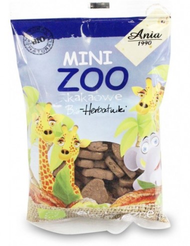 CIASTKA KAKAOWE MINI ZOO BIO 100 g -...