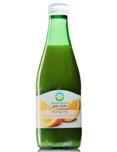 SOK POMARAŃCZOWY BIO 300 ml - BIO FOOD