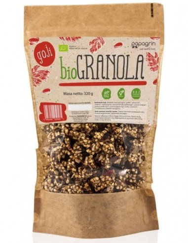 GRANOLA Z GOJI BEZGLUTENOWA BIO 320 g...