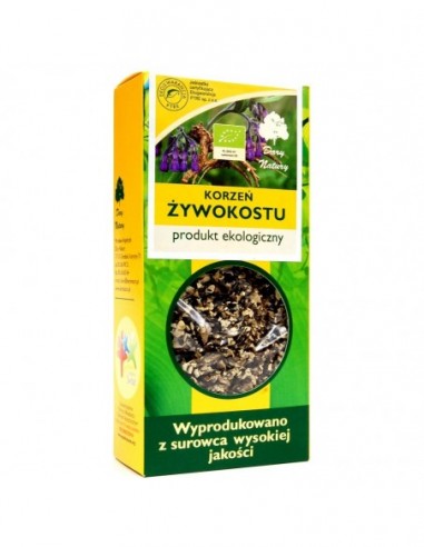 ŻYWOKOST KORZEŃ BIO 100 g - DARY NATURY