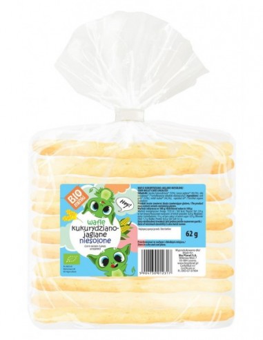 WAFLE KUKURYDZIANO-JAGLANE NIESOLONE...