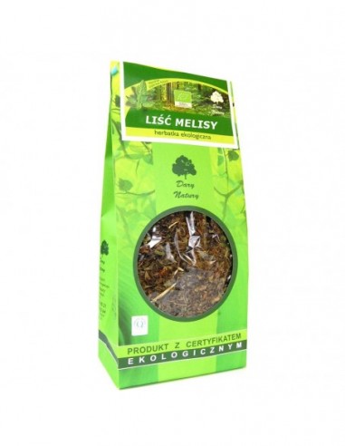 HERBATKA LIŚĆ MELISY BIO 100 g - DARY...