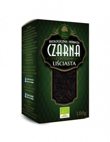 HERBATA CZARNA LIŚCIASTA BIO 100 g -...