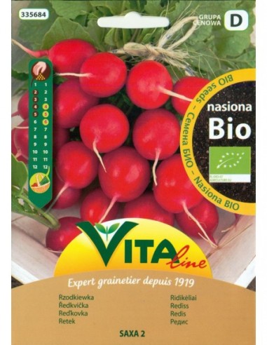 NASIONA RZODKIEWKI (SAXA 2) BIO 5 g -...