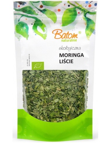 MORINGA LIŚCIE BIO 50 g - BATOM