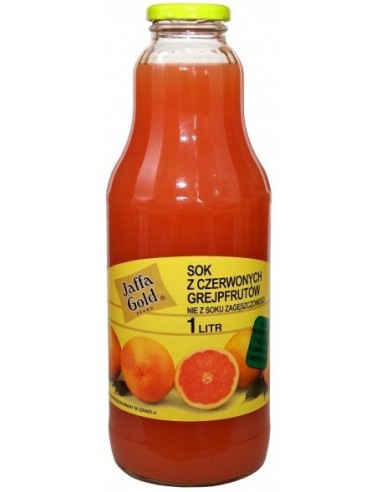 SOK Z CZERWONYCH GREJPFRUTÓW BIO 1 L...