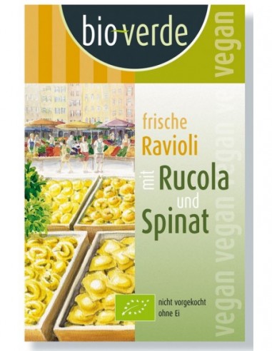 RAVIOLI ŚWIEŻE Z RUKOLĄ I SZPINAKIEM...